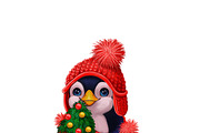 5 Cute Hand-Drawn Penguin Characters, an Animal Illustration by Oleg Ribar (Thumbnail 2 of 2)