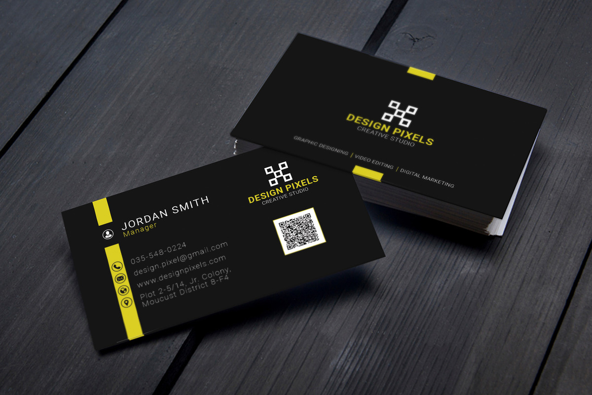 Creative Modern Business Card, a Business Card Template by Saman Osama (Photo 4 of 4)