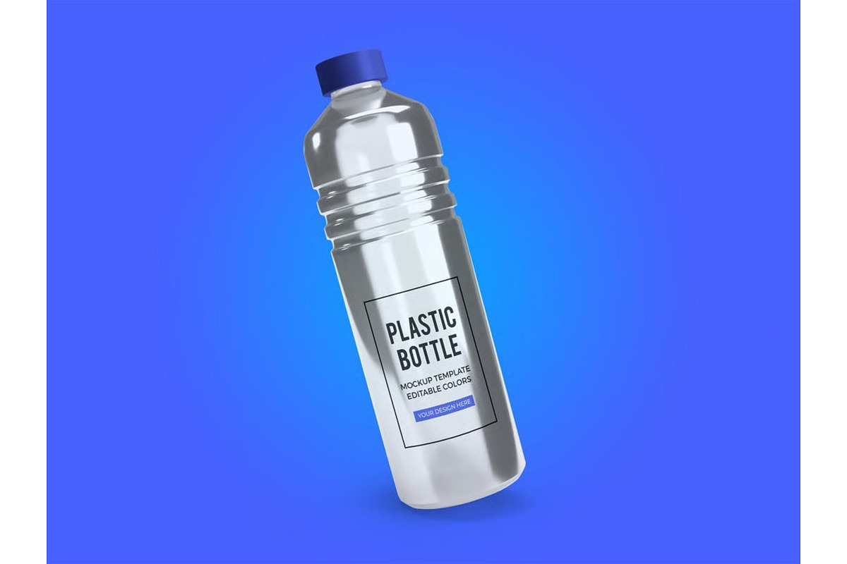 Mineral Water Bottle Mockup Template, a Packaging Mockup by DesignRushMarket (Photo 4 of 11)