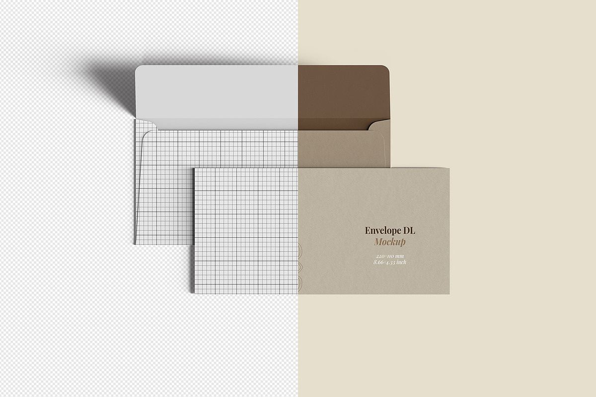 Envelope DL Mockup - 12 Views, an Advertising Mockup by Illusiongraphic (Photo 20 of 27)