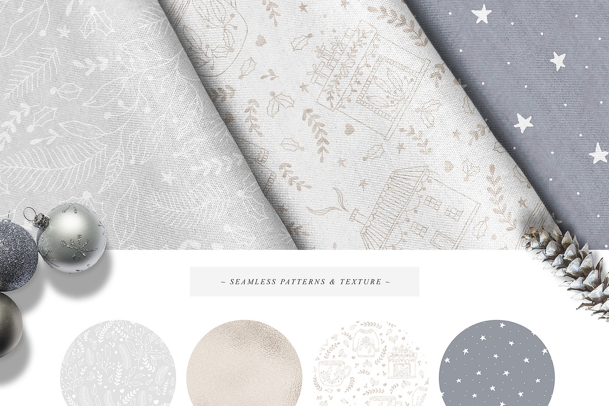 Holiday Season Collection, a Texture Illustration by Julia Dreams (Photo 4 of 7)