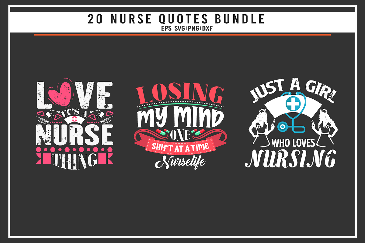 Nurse 20 quotes t shirt bundle, a Graphic by Uniquesvg99 (Photo 7 of 8)