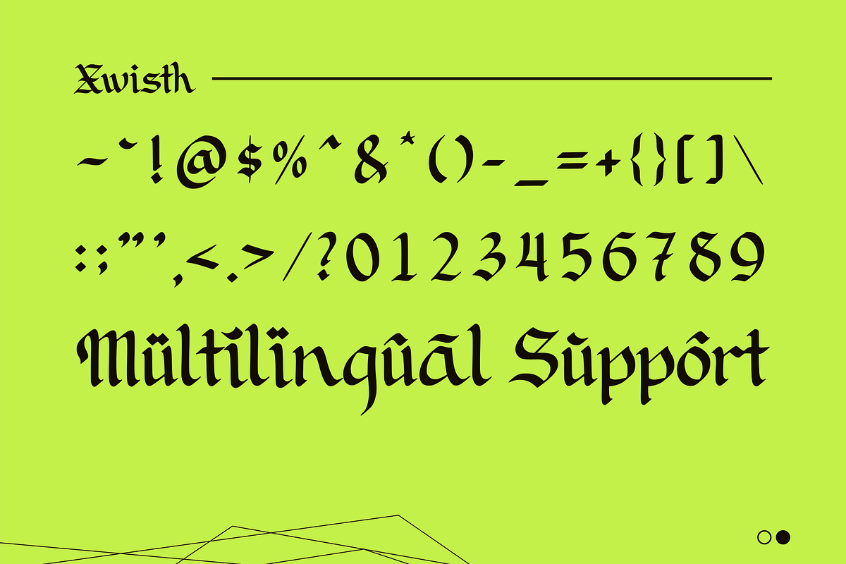 Xwisth Font, a Blackletter Font by Allouse Studio (Photo 2 of 11)