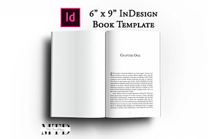 6 x 9 Adobe Indesign Book Template, a Templates & Theme by Ms Tonia Designs