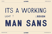 Working Man Sans Hand Drawn Font, a Handwritten Font by Ulysses Design Co (Thumbnail 18 of 24)