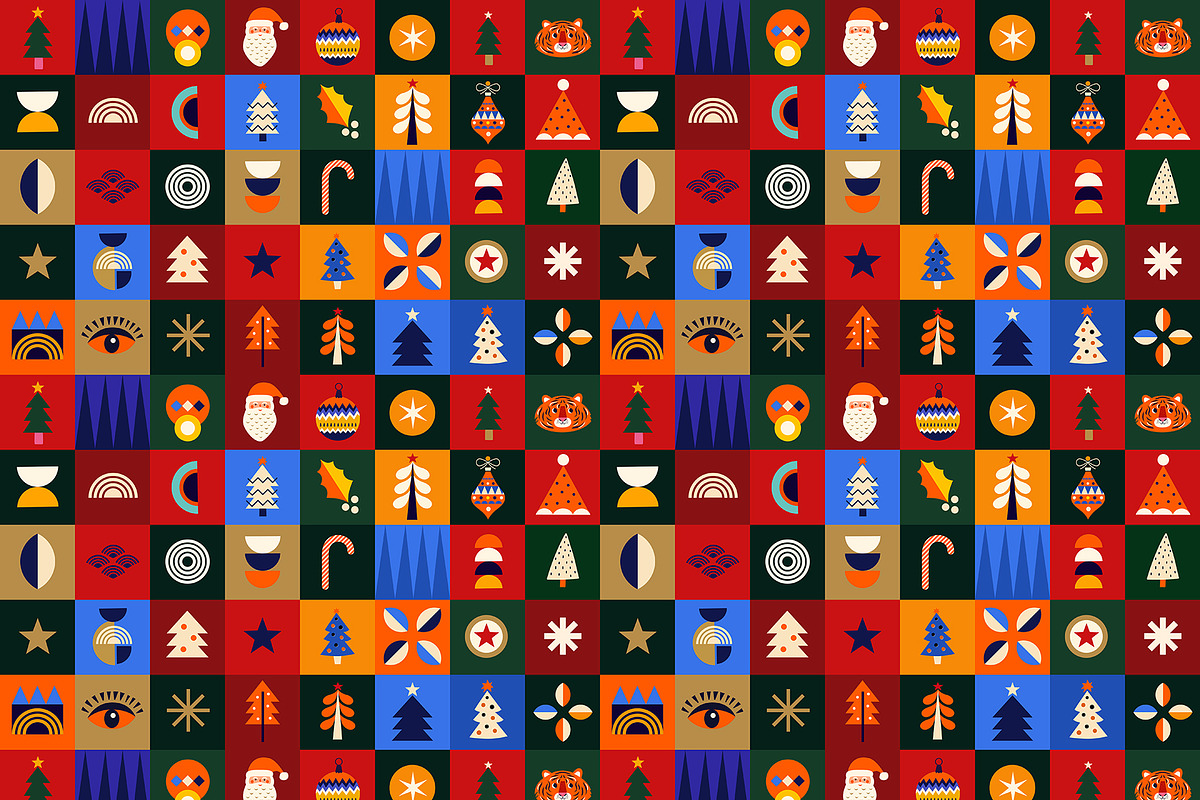 New Year & Christmas collection, a Seasonal Illustration by MoleskoStudio (Photo 24 of 38)