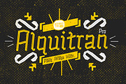 Alquitran Pro Regular+Line -50%, a Sans Serif Font by Rodrigo Typo (Thumbnail 1 of 7)