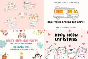 The Cute Font Bundle