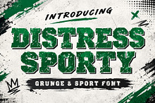 Distress Sporty Font – Bold Athletic