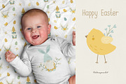 Easter Gnomes clipart & patterns, an Illustration by polikarpovaart (Thumbnail 9 of 9)