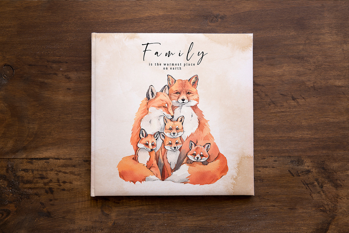 Fox family creator, an Animal Illustration by VerAna (Photo 13 of 14)