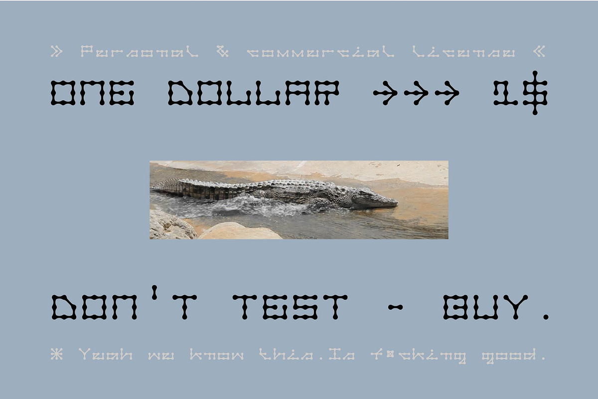 CADENA [FONT] O$F, a Sans Serif Font by ZIEBA (Photo 6 of 7)