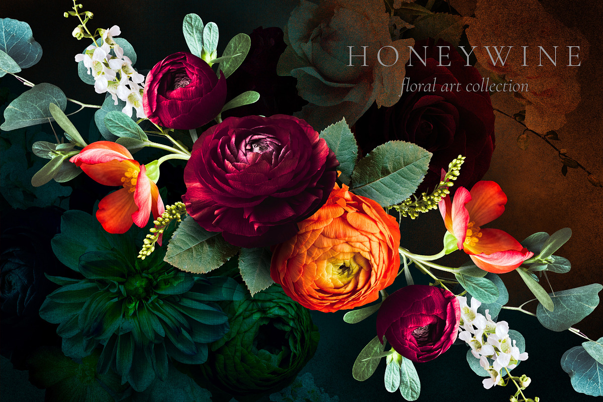 Honeywine Floral Art Collection, an Object Graphic by Eclectic Anthology (Photo 12 of 19)