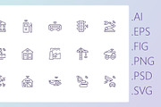 IIoT outline iconset, an Outline Icon by LAFS (Thumbnail 4 of 4)