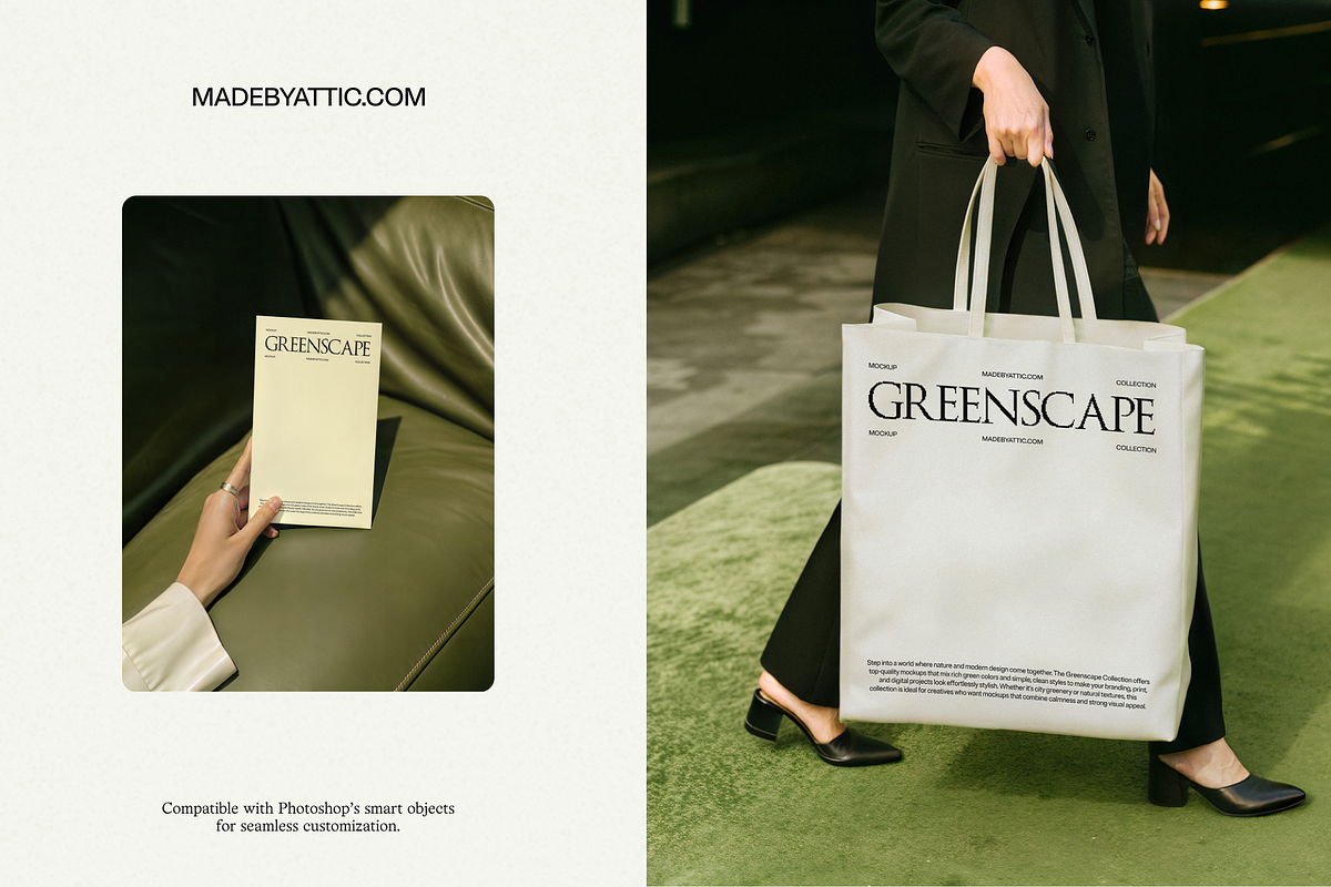 Greenscape 15 Mockup Collection, an Advertising Mockup by Made by Attic (Photo 4 of 8)