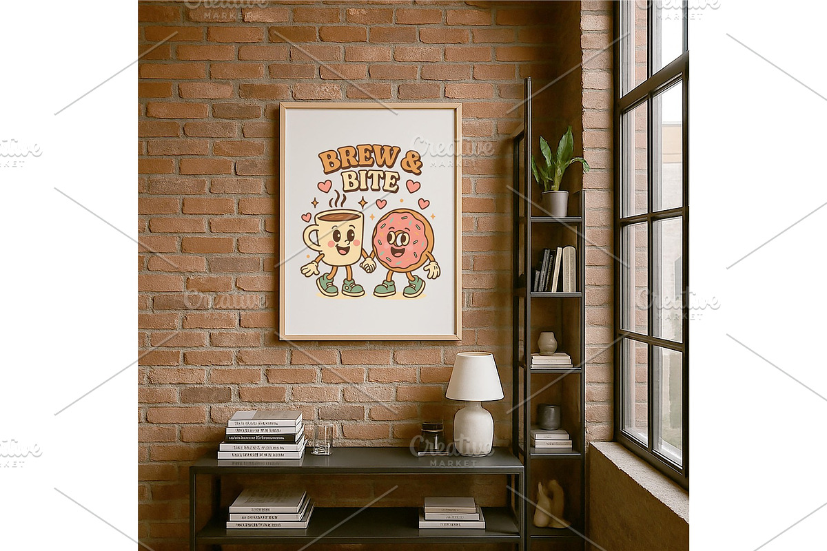 Personalize Brew & Bite Coffee Donut, a Background Graphic by LaseredNinja (Photo 7 of 7)