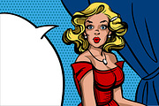 Pop art woman, an Illustration by Ira Cvetnaya (Thumbnail 3 of 6)