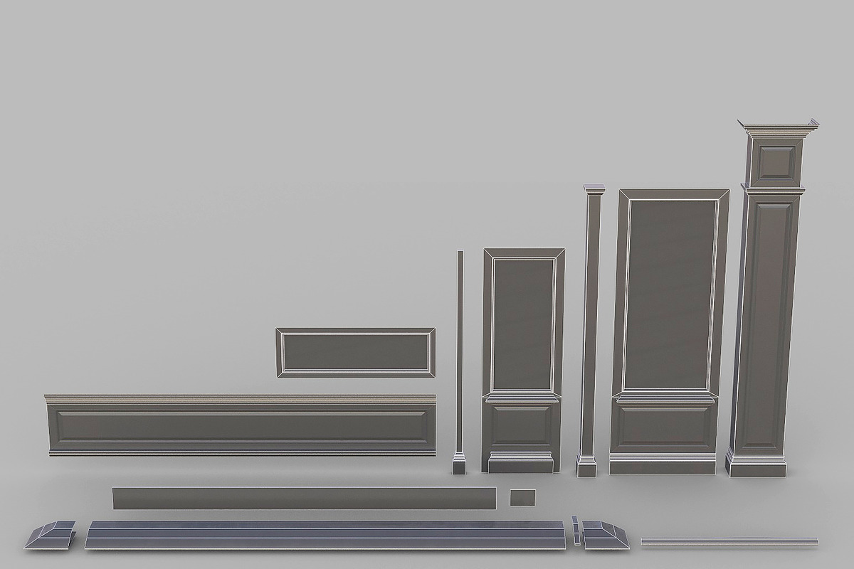 Modular shop, an Architecture 3D Model by happy brush