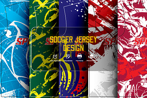 Abstract Sports Jersey Pattern