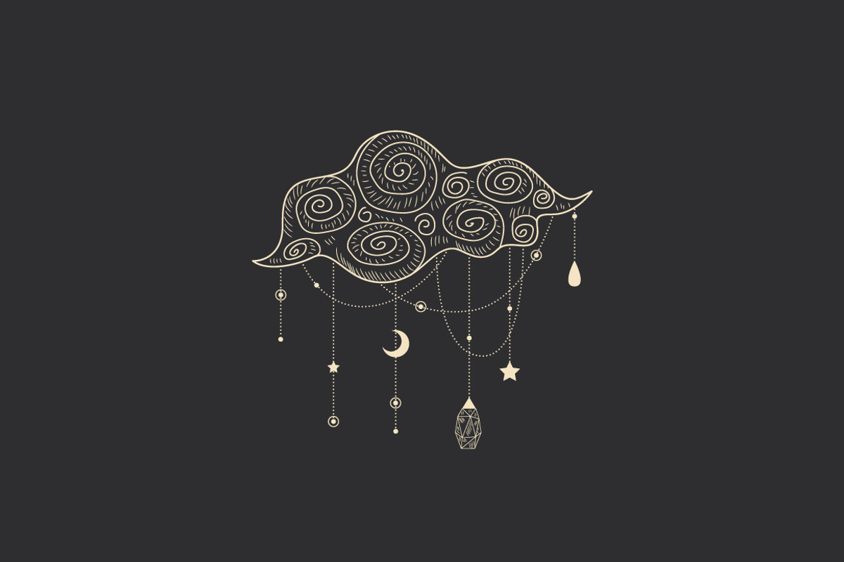 Shine. Sun, moon, stars and crystals, an Illustration by Chikovnaya (Photo 9 of 13)