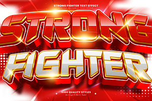 Strong Fighter Editable Text Effect