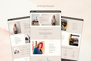 Wix Website Template - Boho Coach, a Wix Template by Nes Design Co (Thumbnail 4 of 11)