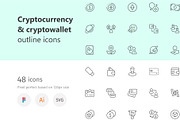Cryptowallet outline iconset, an Outline Icon by LAFS (Thumbnail 1 of 3)
