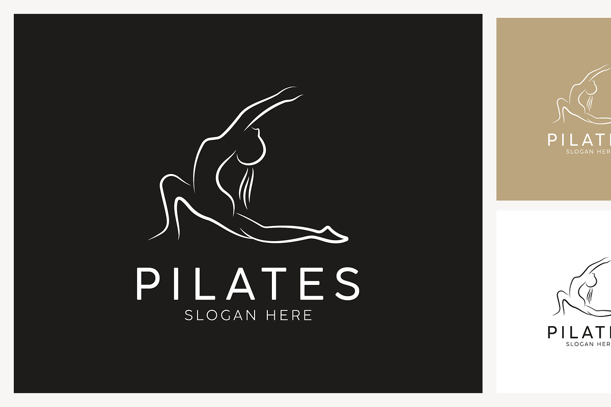 Pilates Yoga Logo Design Inspiration, a Branding & Logo Template by Andre
