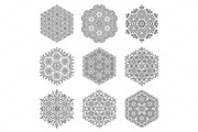 Set of Vector Snowflakes, an Object Graphic by FineArtStudio (Thumbnail 1 of 3)