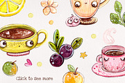 My Pretty Cup set +bonus: 6 patterns, a Decorative Illustration by Kristina Crocus (Thumbnail 2 of 3)