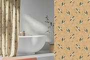 Vintage Apple Blossom & Swallows, a Pattern Graphic by PenguinArtStudio (Thumbnail 9 of 15)