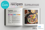 Canva Recipes Cookbook Template, a Magazine Template by DeLaGranSiete (Thumbnail 4 of 12)