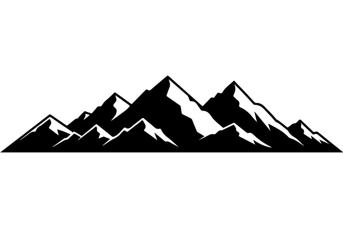 Mountain Range Silhouette, an Object Graphic by Designer_Momina (Photo 8 of 20)