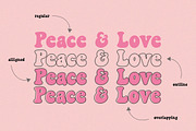 Peace & Love Font Duo, a Font by Salt & Pepper Designs (Thumbnail 5 of 8)