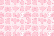 Cute human organs set, an Education Illustration by Slavko Kahovsky (Thumbnail 3 of 3)