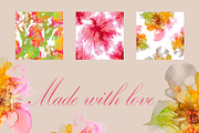 Flowers fluid art set., a Pattern Graphic by Digital illustration shop (Thumbnail 11 of 11)