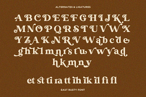 East Rusty Retro Serif