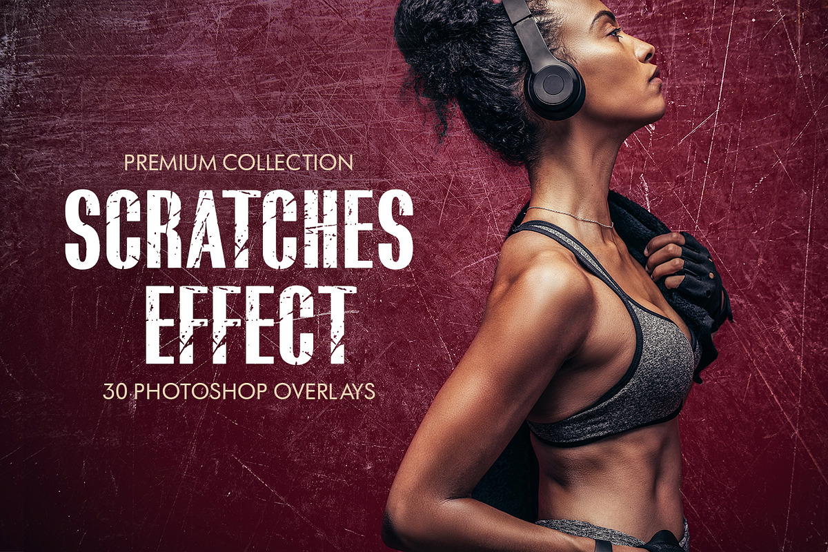 Scratches Effect Photoshop Overlays, a Plug-in Add-On by FixThePhoto (Photo 1 of 34)
