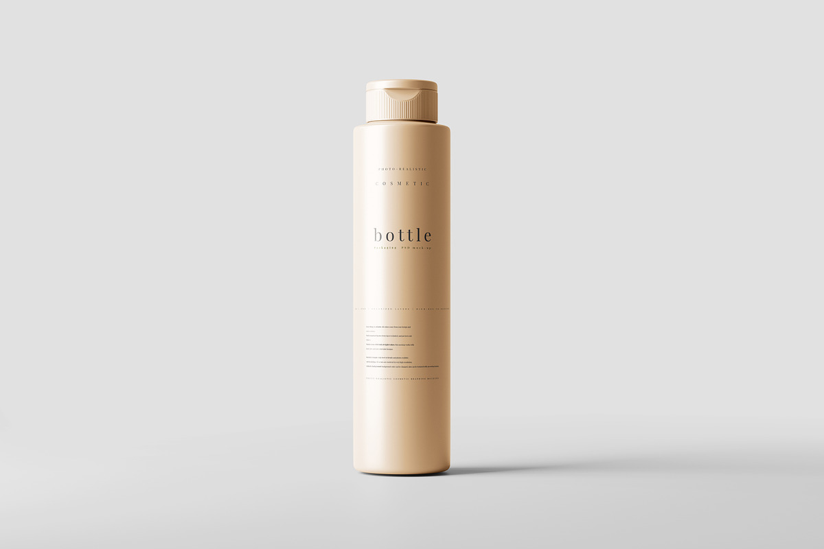 Bottle Mockup, a Cups & Container Mockup by pmvch (Photo 1 of 10)