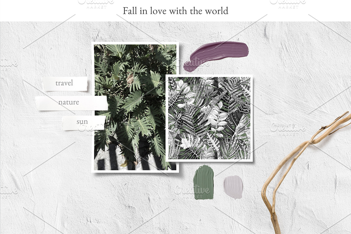 Tropical gold, a Decorative Illustration by handsketched (Photo 8 of 15)