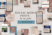 NON PROFIT SOCIAL MEDIA POSTS, a Social Media Template by Daring Digies (Thumbnail 2 of 9)