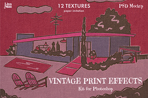 Vintage Paper texture PSD mockup