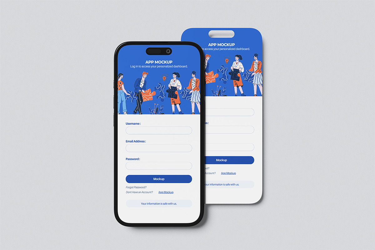 High Quality App Mockup, an iPhone Mockup by swsi-studio (Photo 4 of 5)