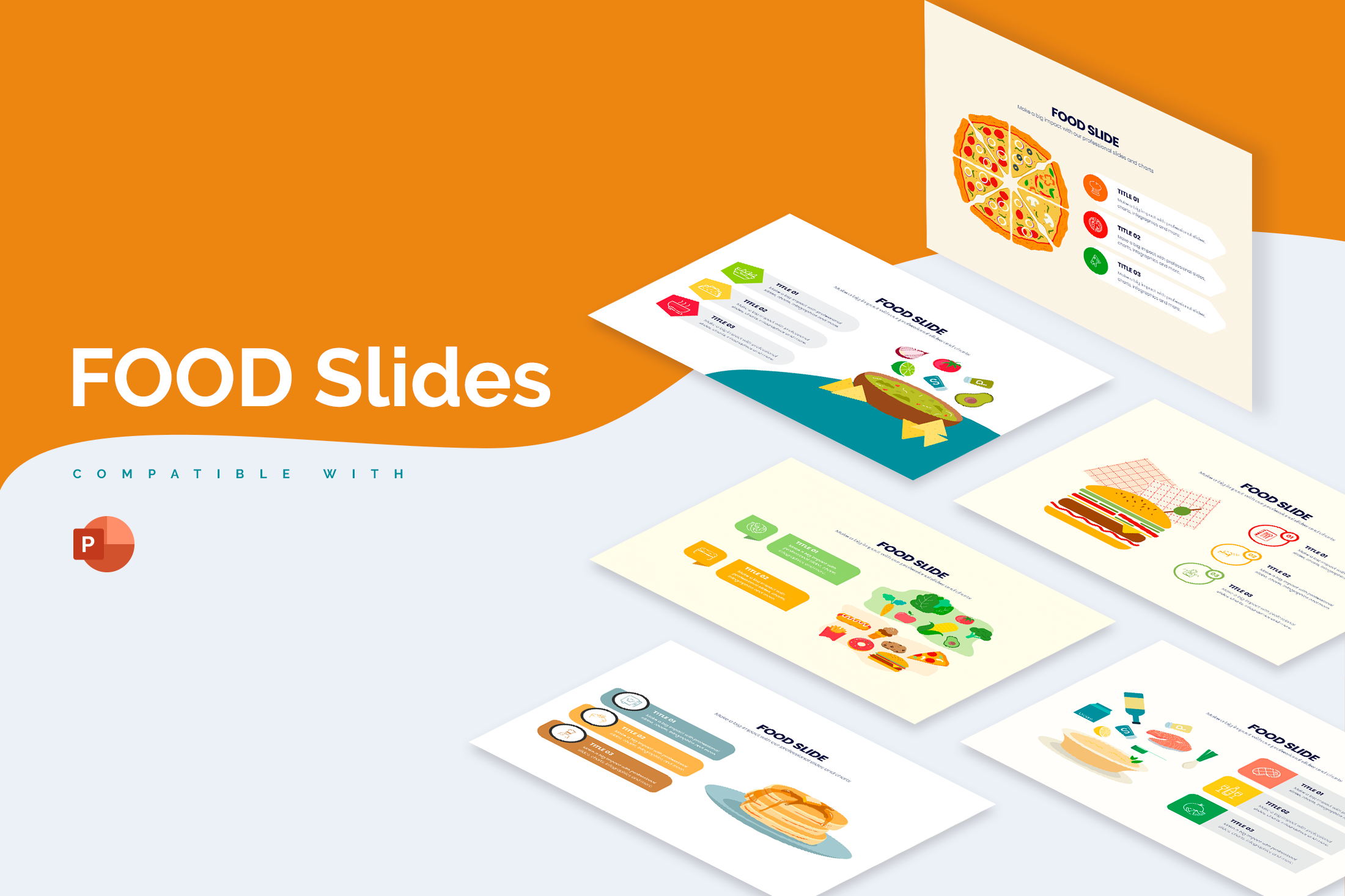 Food Powerpoint Slides Template, a Presentation Template by Slidesmash
