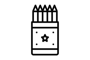 Colored chromatic black icon, an Outline Icon by Creative priyanka
