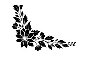 Floral Corner Ornament Clipart Bundl, an Illustration by Creativeshirt (Thumbnail 13 of 48)