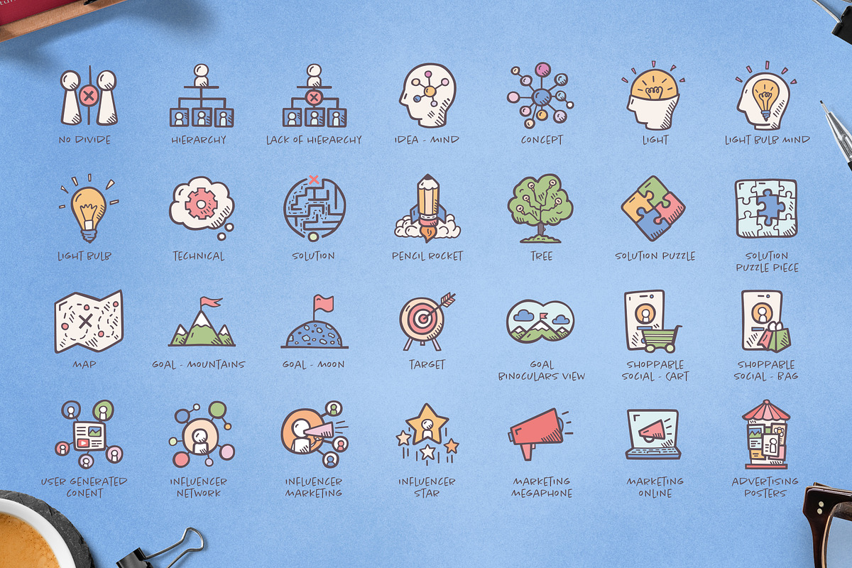Business Hand-drawn Icons, an Icon by Good Stuff No Nonsense (Photo 3 of 12)