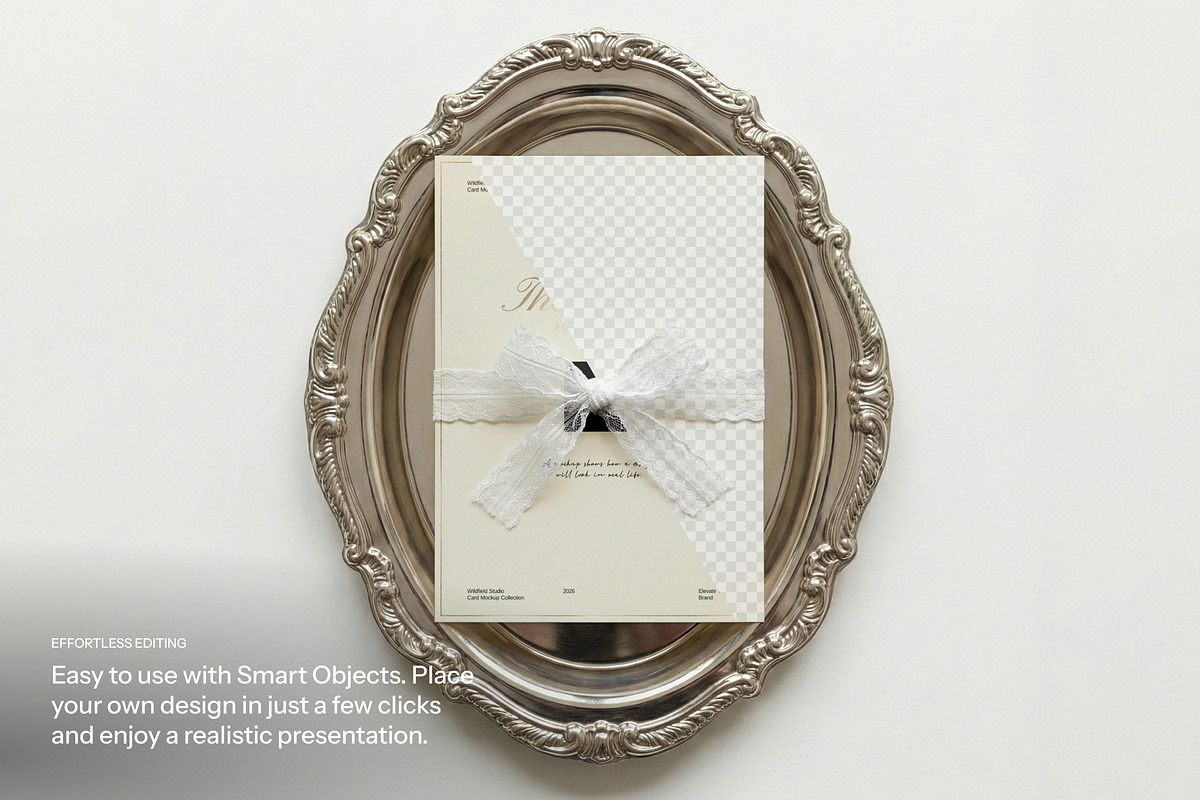 Luxury Stationery Card Mockup Bundle, a Product Mockup by Wildfield Studio (Photo 3 of 11)