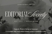 Editorial Society - Luxury Font Duo, a Script Font by Davide Bassu (Thumbnail 26 of 34)