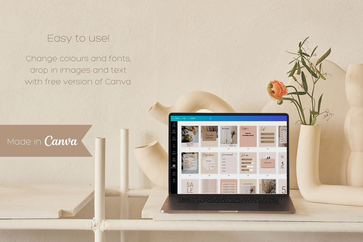 Nordic Instagram post template, a Social Media Template by Valley Media Templates (Photo 5 of 6)